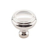 Top Knobs TK880 Brixton Rimmed Knob 1 1/4 Inch - Polished Nickel