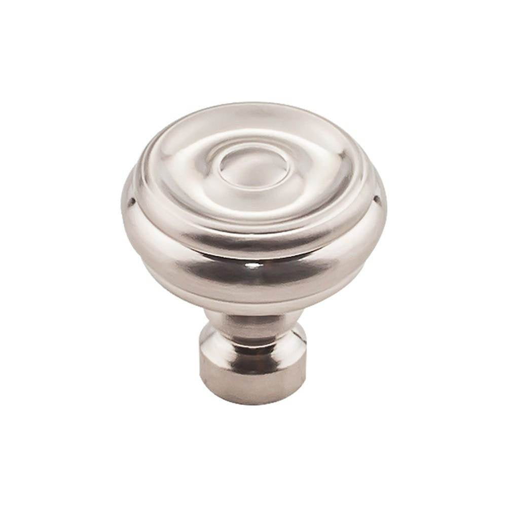 Top Knobs TK882 Brixton Button Knob 1 1/4 Inch - Brushed Satin Nickel