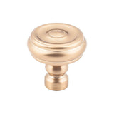 Top Knobs TK882 Brixton Button Knob 1 1/4 Inch - Honey Bronze