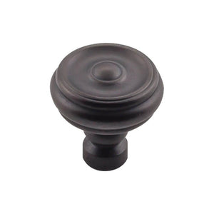 Top Knobs TK882 Brixton Button Knob 1 1/4 Inch - Sable