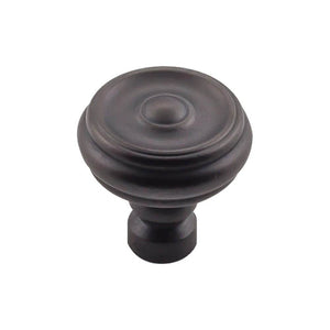 Top Knobs TK882 Brixton Button Knob 1 1/4 Inch - Sable