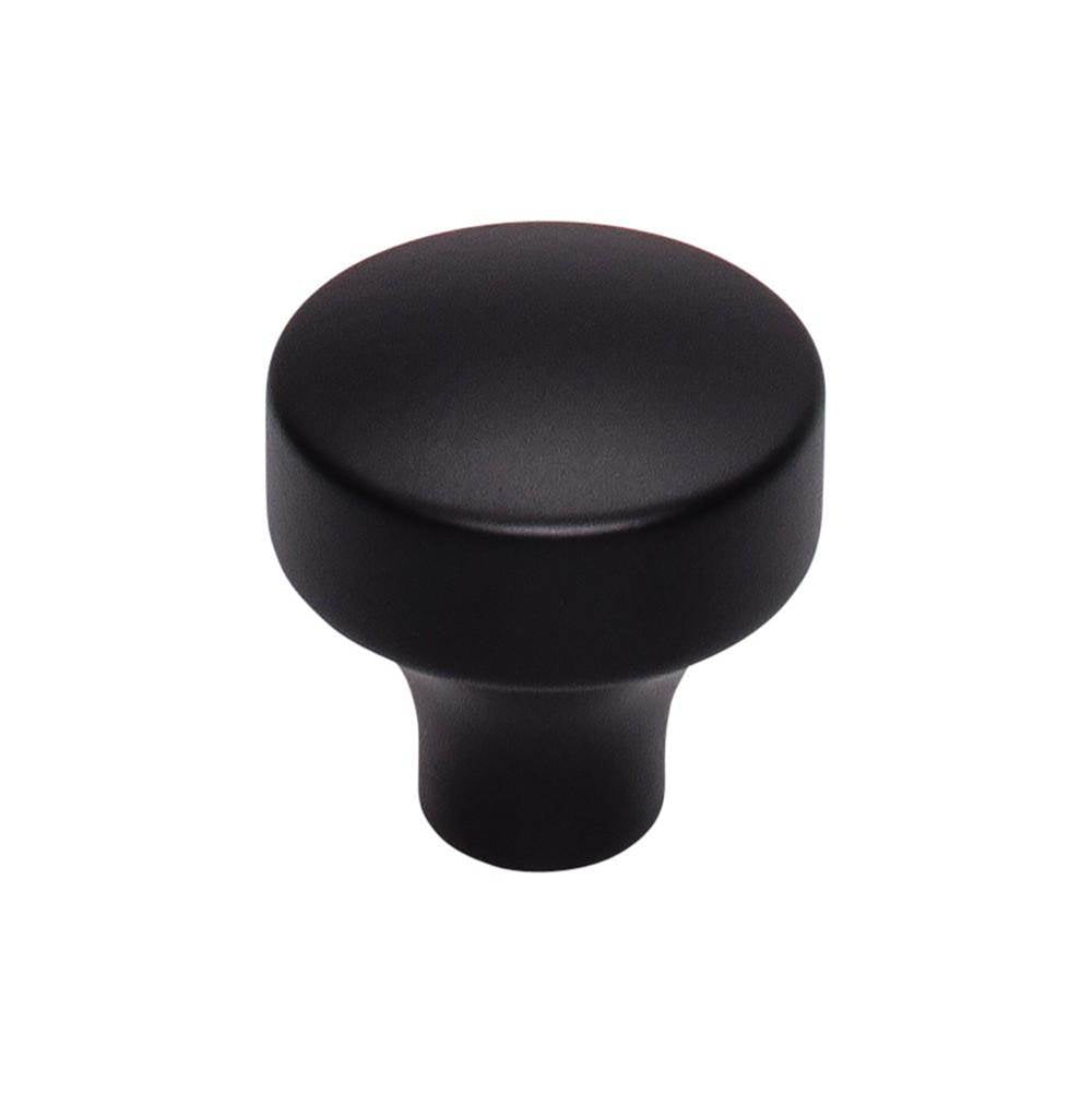 Top Knobs TK900 Kinney Knob 1 1/8 Inch - Flat Black