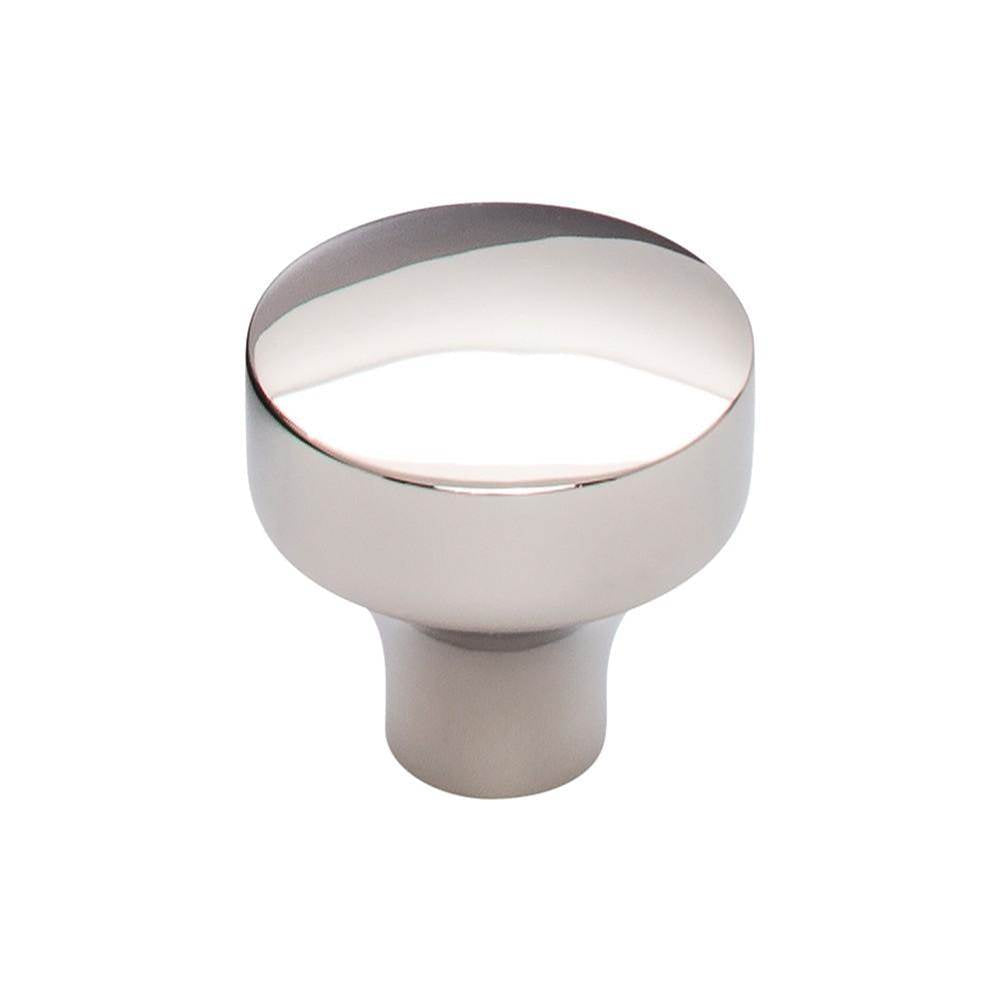 Top Knobs TK900 Kinney Knob 1 1/8 Inch - Polished Nickel