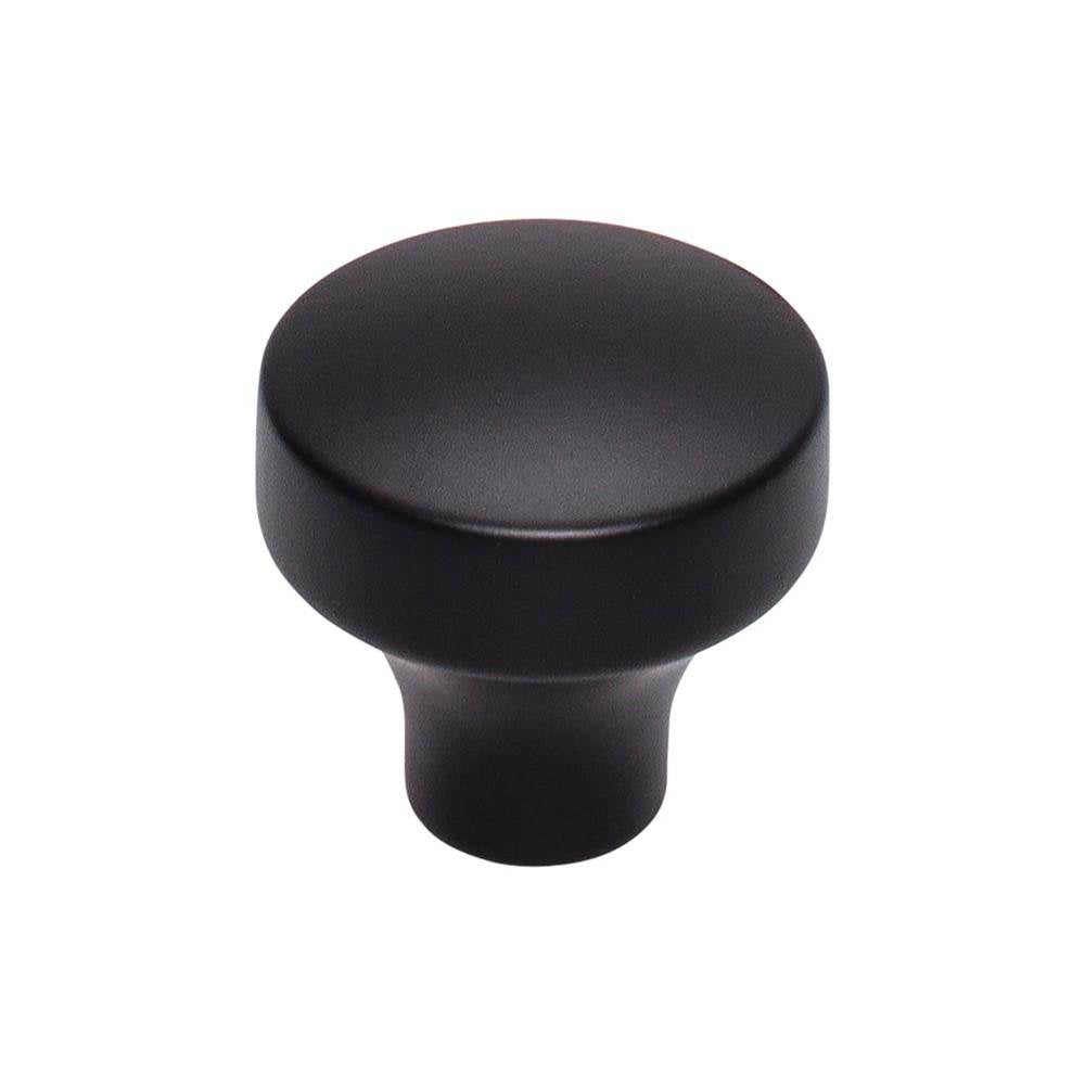Top Knobs TK901 Kinney Knob 1 1/4 Inch - Flat Black
