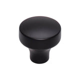 Top Knobs TK901 Kinney Knob 1 1/4 Inch - Flat Black