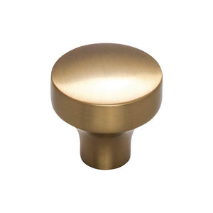 Top Knobs TK901 Kinney Knob 1 1/4 Inch - Honey Bronze