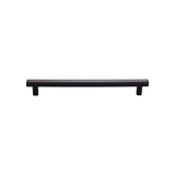 Top Knobs TK907 Hillmont Pull 7 9/16 Inch (c-c) - Flat Black