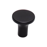 Top Knobs TK911 Marion Knob 1 Inch - Flat Black