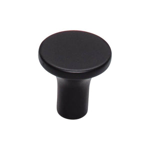 Top Knobs TK911 Marion Knob 1 Inch - Flat Black