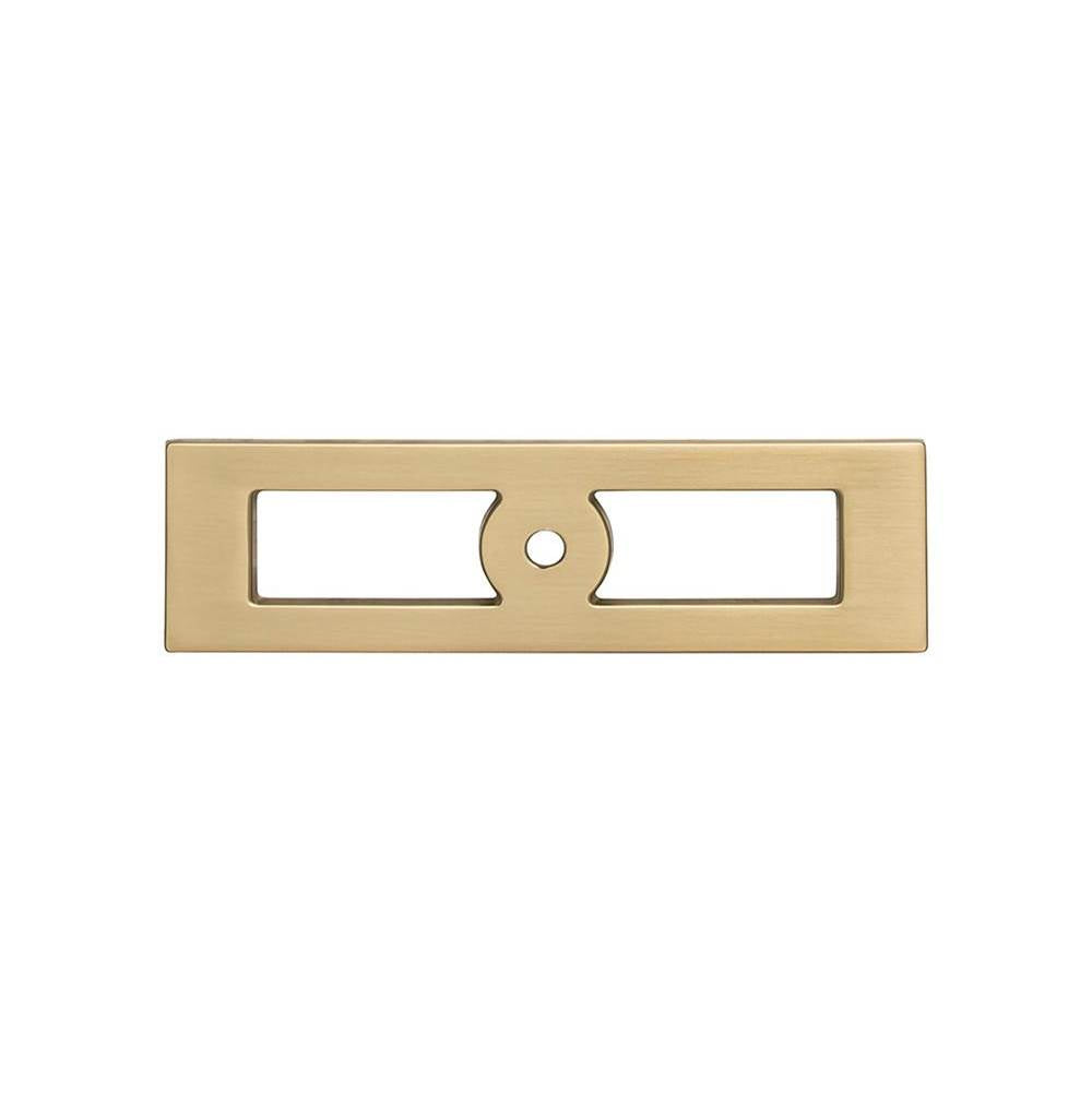 Top Knobs TK922 Hollin Knob Backplate 3 3/4 Inch - Honey Bronze