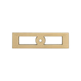Top Knobs TK922 Hollin Knob Backplate 3 3/4 Inch - Honey Bronze