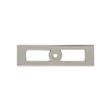 Top Knobs TK922 Hollin Knob Backplate 3 3/4 Inch - Polished Nickel