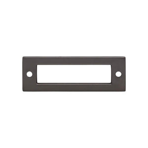 Top Knobs TK923 Hollin Backplate 3 Inch - Ash Gray