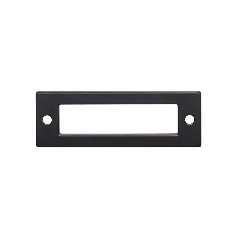 Top Knobs TK923 Hollin Backplate 3 Inch - Flat Black