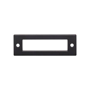 Top Knobs TK923 Hollin Backplate 3 Inch - Flat Black