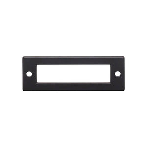 Top Knobs TK923 Hollin Backplate 3 Inch - Flat Black