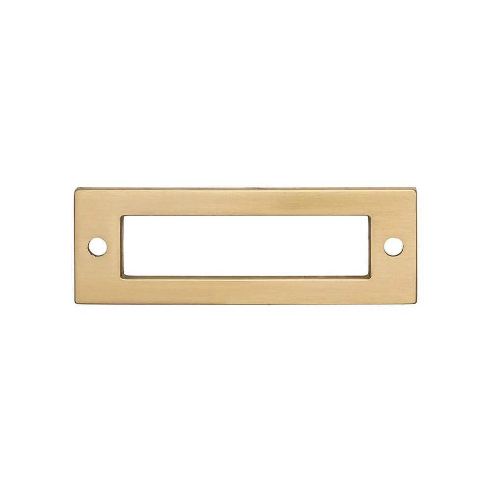 Top Knobs TK923 Hollin Backplate 3 Inch - Honey Bronze