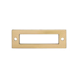 Top Knobs TK923 Hollin Backplate 3 Inch - Honey Bronze
