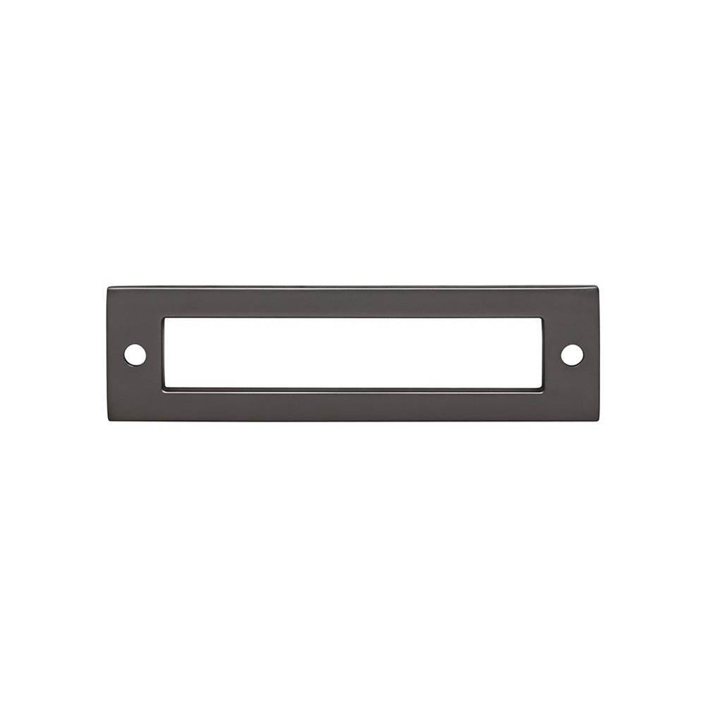 Top Knobs TK924 Hollin Backplate 3 3/4 Inch - Ash Gray