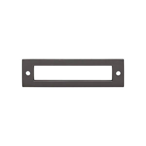 Top Knobs TK924 Hollin Backplate 3 3/4 Inch - Ash Gray