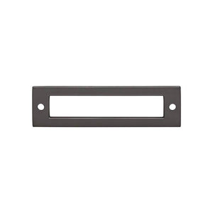 Top Knobs TK924 Hollin Backplate 3 3/4 Inch - Ash Gray