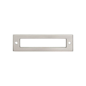 Top Knobs TK924 Hollin Backplate 3 3/4 Inch - Brushed Satin Nickel