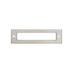 Top Knobs TK924 Hollin Backplate 3 3/4 Inch - Brushed Satin Nickel