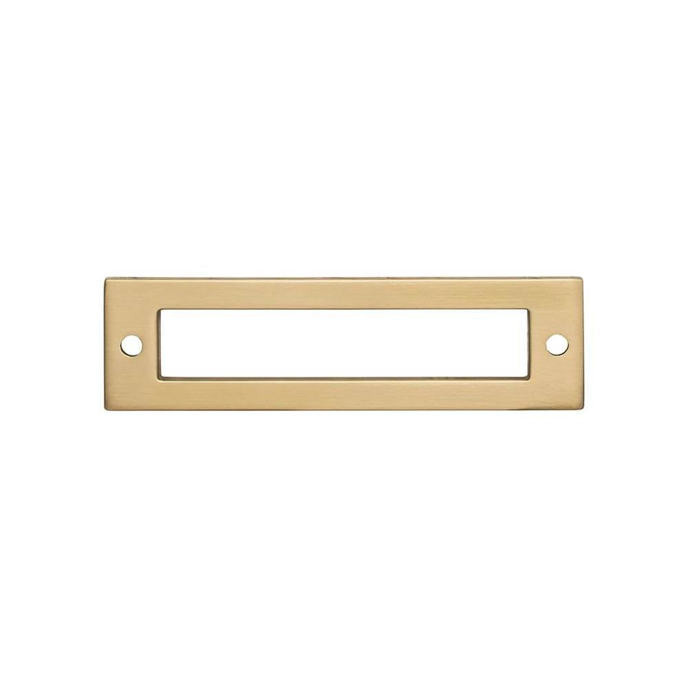 Top Knobs TK924 Hollin Backplate 3 3/4 Inch - Honey Bronze