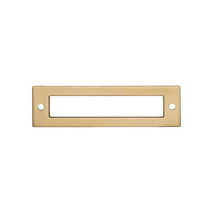 Top Knobs TK924 Hollin Backplate 3 3/4 Inch - Honey Bronze