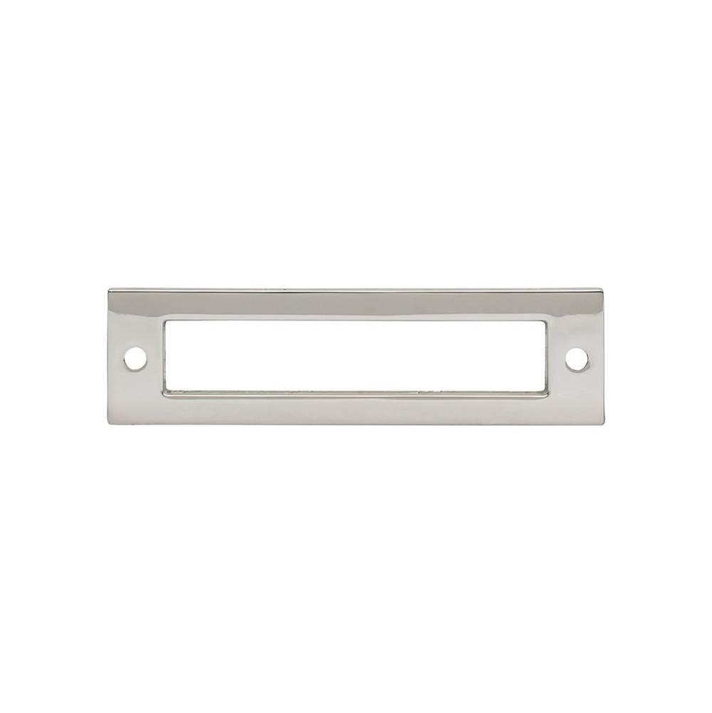 Top Knobs TK924 Hollin Backplate 3 3/4 Inch - Polished Nickel