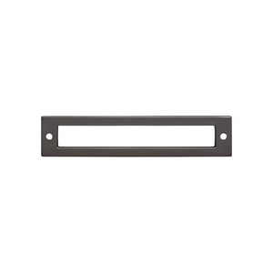 Top Knobs TK925 Hollin Backplate 5 1/16 Inch - Ash Gray