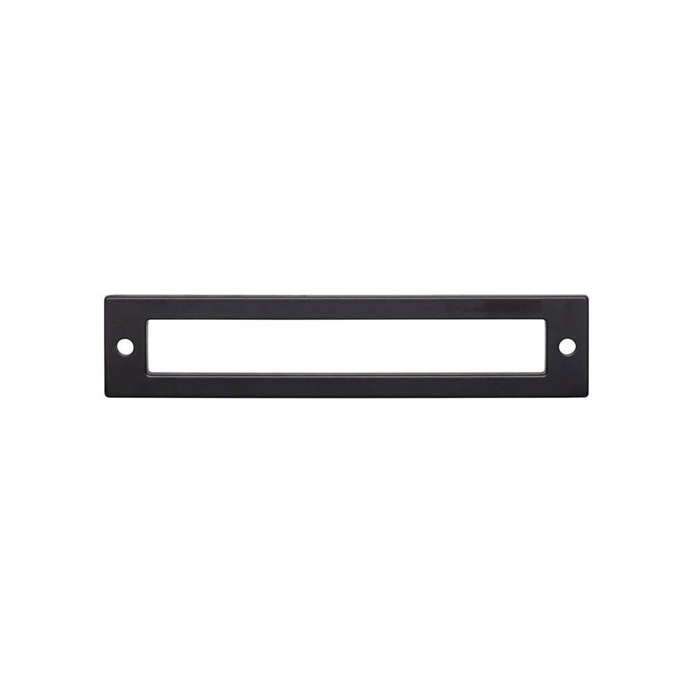 Top Knobs TK925 Hollin Backplate 5 1/16 Inch - Flat Black