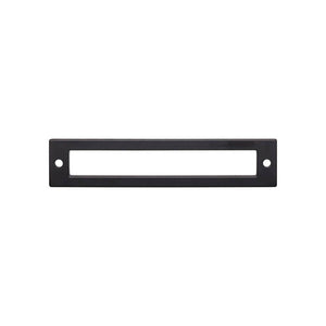 Top Knobs TK925 Hollin Backplate 5 1/16 Inch - Flat Black