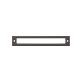 Top Knobs TK926 Hollin Backplate 6 5/16 Inch - Ash Gray