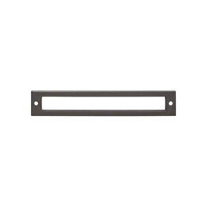 Top Knobs TK926 Hollin Backplate 6 5/16 Inch - Ash Gray