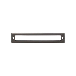 Top Knobs TK926 Hollin Backplate 6 5/16 Inch - Ash Gray