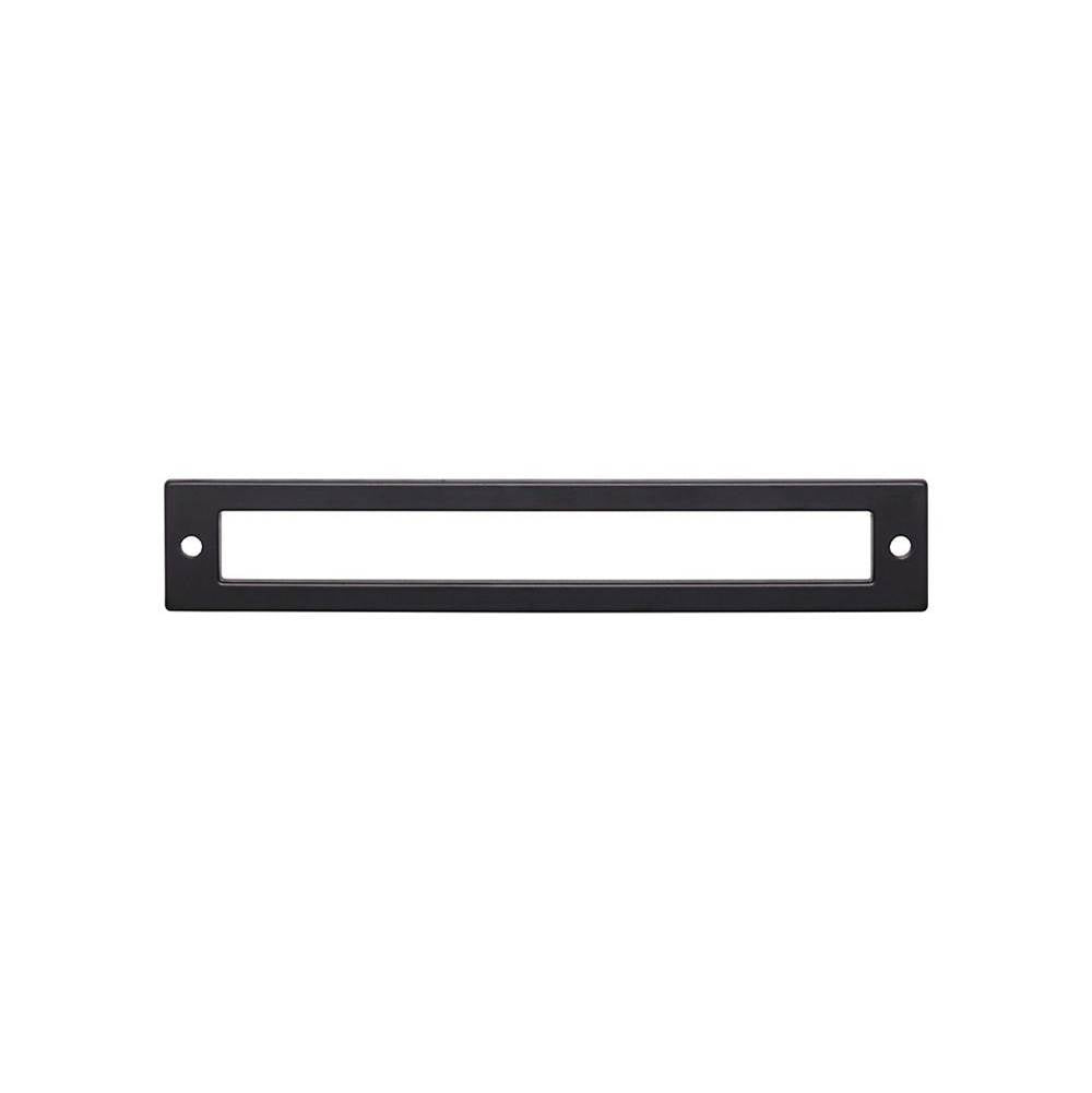 Top Knobs TK926 Hollin Backplate 6 5/16 Inch - Flat Black