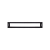 Top Knobs TK926 Hollin Backplate 6 5/16 Inch - Flat Black
