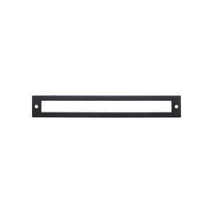 Top Knobs TK927 Hollin Backplate 7 9/16 Inch - Flat Black