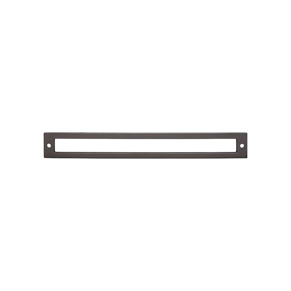 Top Knobs TK928 Hollin Backplate 8 13/16 Inch - Ash Gray