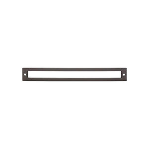 Top Knobs TK928 Hollin Backplate 8 13/16 Inch - Ash Gray