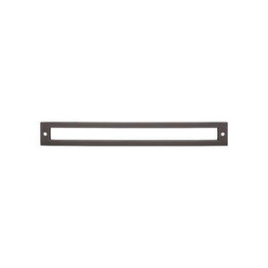 Top Knobs TK928 Hollin Backplate 8 13/16 Inch - Ash Gray