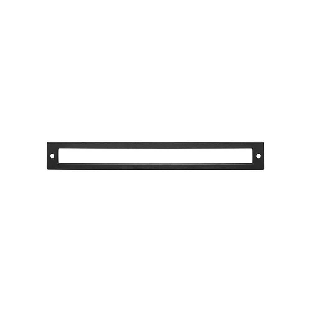 Top Knobs TK928 Hollin Backplate 8 13/16 Inch - Flat Black