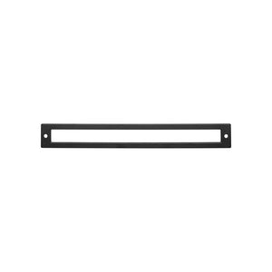 Top Knobs TK928 Hollin Backplate 8 13/16 Inch - Flat Black