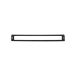 Top Knobs TK928 Hollin Backplate 8 13/16 Inch - Flat Black