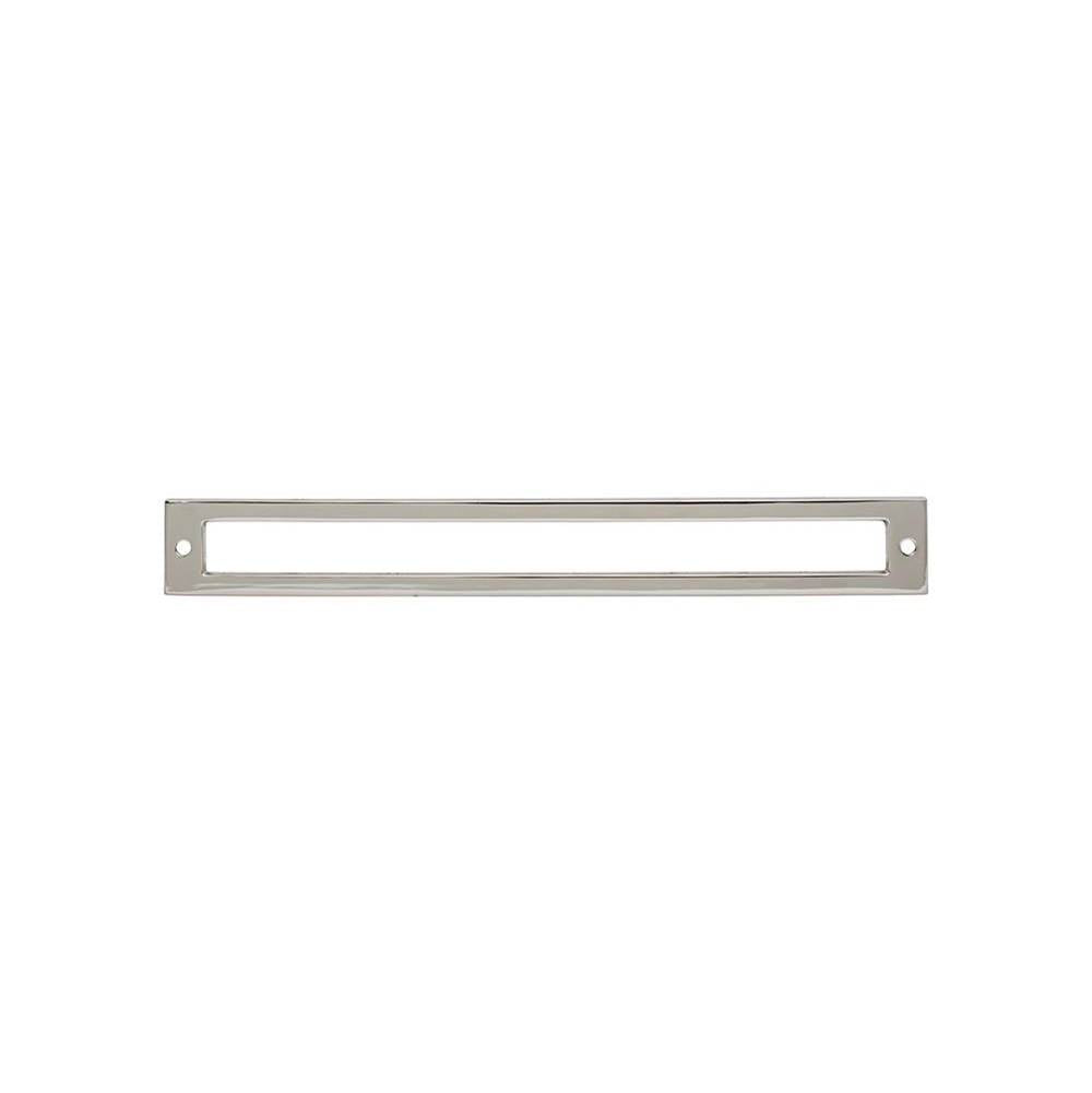 Top Knobs TK928 Hollin Backplate 8 13/16 Inch - Polished Nickel