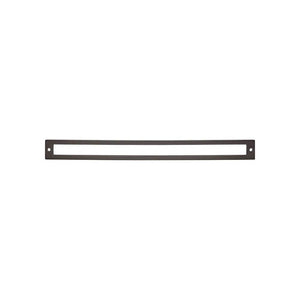 Top Knobs TK929 Hollin Backplate 12 Inch - Ash Gray