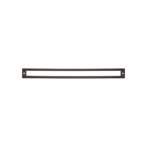 Top Knobs TK929 Hollin Backplate 12 Inch - Ash Gray
