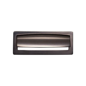 Top Knobs TK937 Hollin Cup Pull 3 3/4 Inch (c-c) - Ash Gray