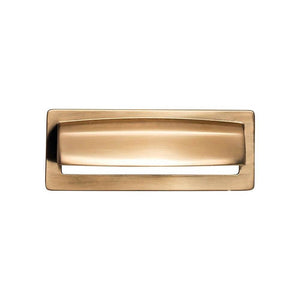 Top Knobs TK937 Hollin Cup Pull 3 3/4 Inch (c-c) - Honey Bronze